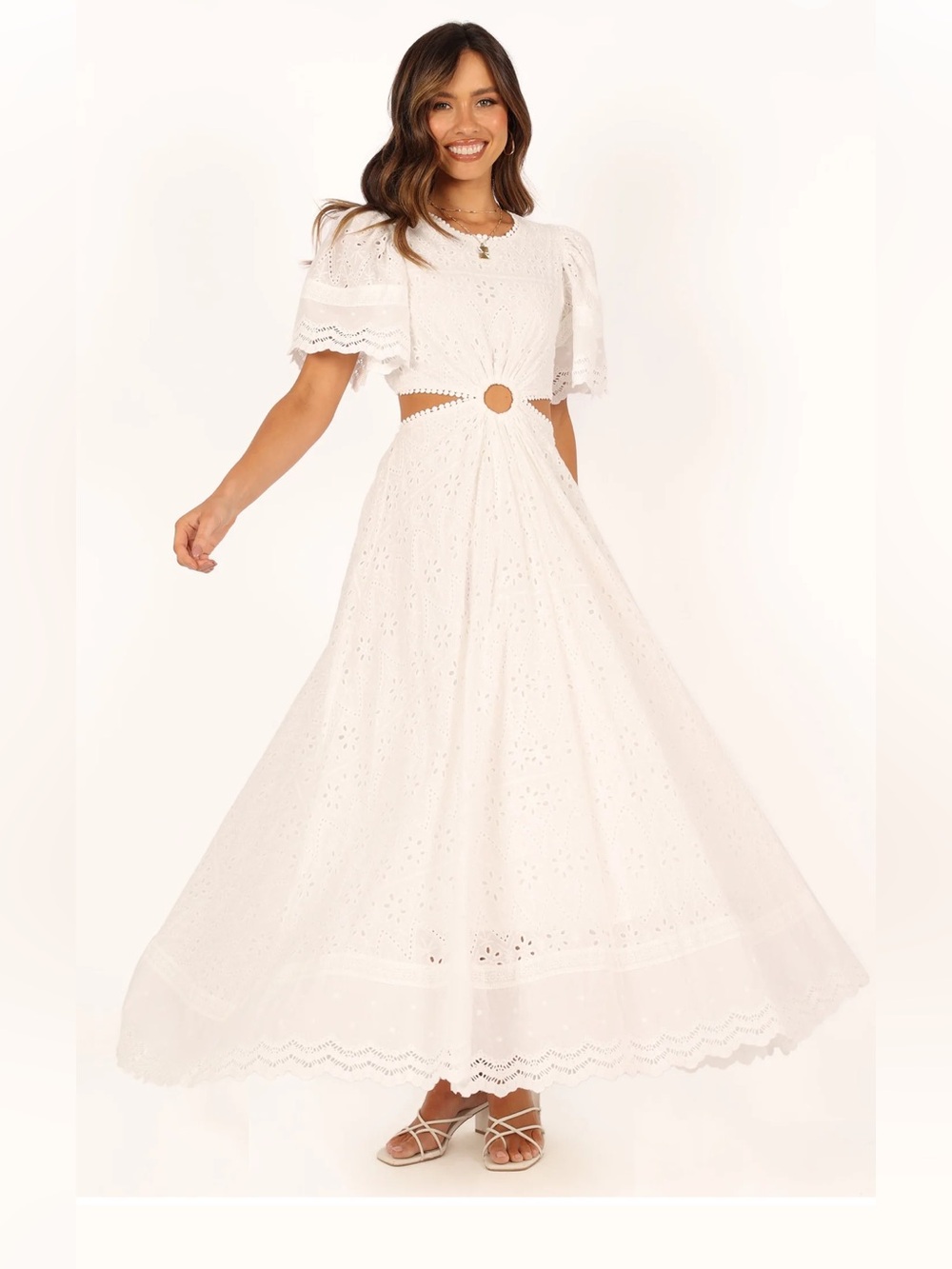 Petal & Pup Merletto Cut Out Maxi Dress Size Medium
